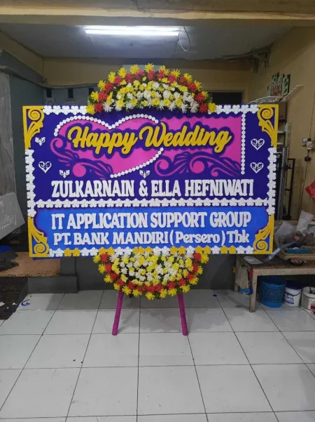 Papan Bunga Sepiring Nusantara Cibinong