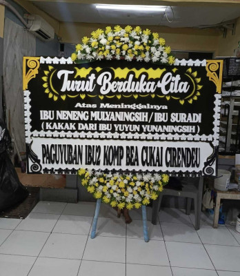 Papan Bunga Sepiring Nusantara Cibinong